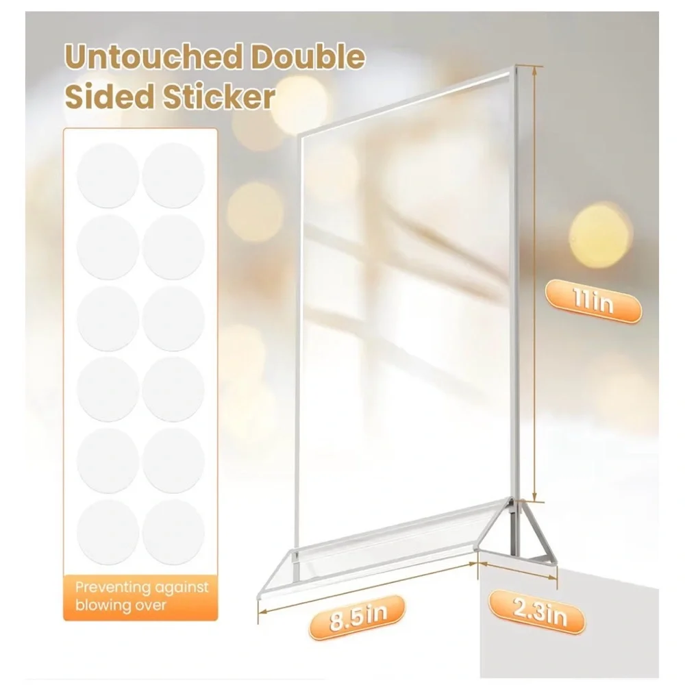 Acrylic Clear Frame 6-Pack